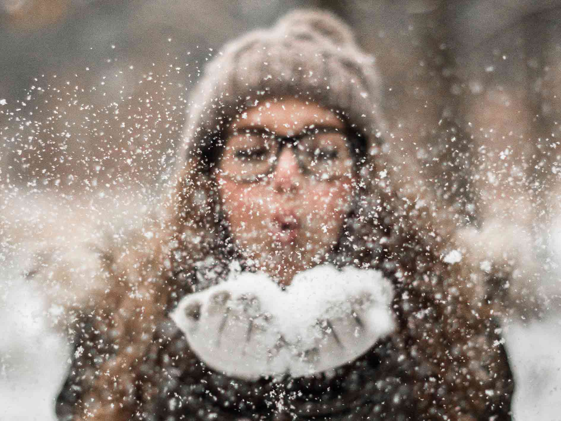 Chica en la nieve