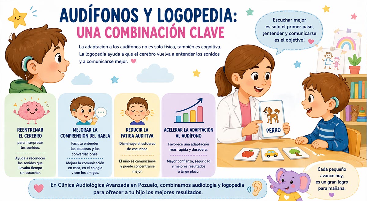 Audífonos y logopedia